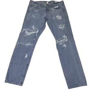 Rag & Bone boyfriend, straight leg, distressed jeans, size 27